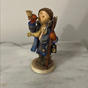 Hear Ye Hummel Ceramic Sculpture with Whimsical Charm
